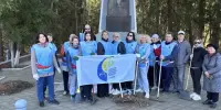 Акция профсоюза образования по благоустройству памятных мест